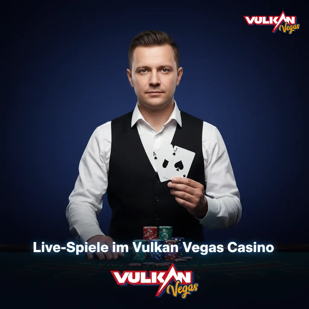 Live-Dealer-Bereich im Vulkan Vegas Casino: 200+ Tische mit Roulette, Blackjack, Baccarat, Poker und TV-Games um Echtgeld.