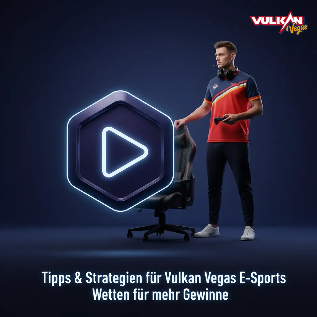 Deutsche Infografik: Tipps für Vulkan Vegas E-Sports-Wetten—Bankroll, Analyse, Live-Wetten, Quoten, Meta, Buch führen.