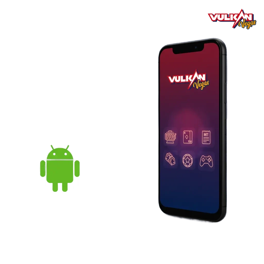 Vulkan Vegas Android App auf Smartphone: Sportwetten & Casino mobil, einfache Installation.