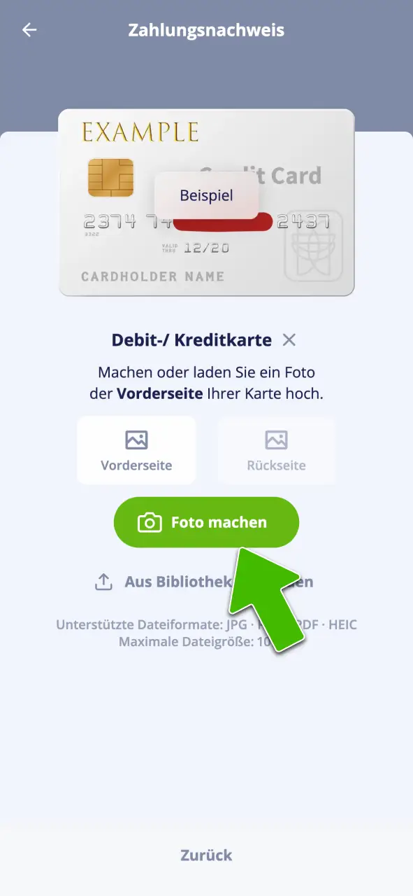 Bestätige deine Identität bei Vulkan Vegas.